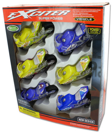 Super Power Motorcycle Racers Play Set