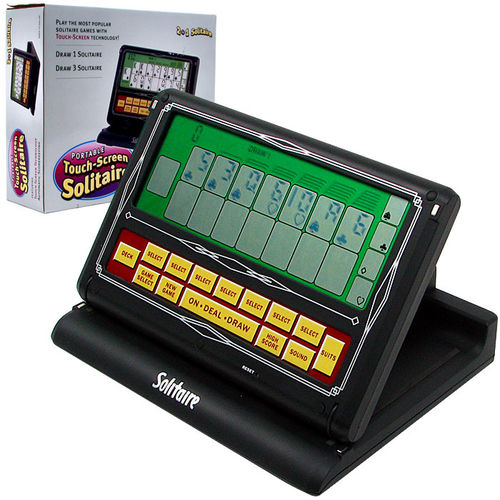 Portable Video Solitaire Touch-Screen 2-in-1 Game