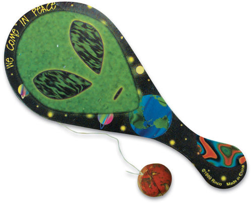 10"" Alien Paddle Ball Case Pack 12