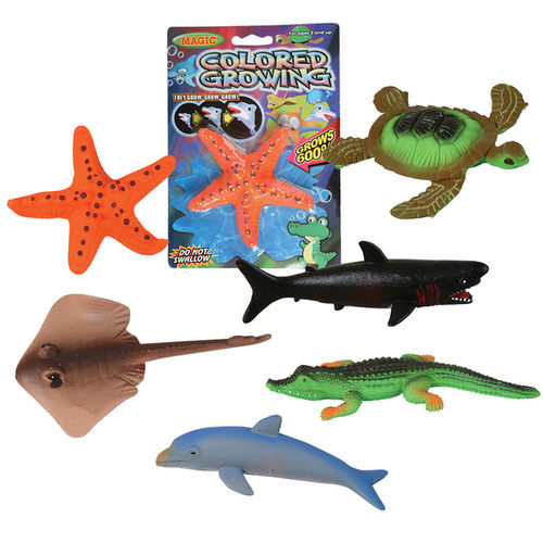 6"" Asst. Med. Growing Sea Animals Case Pack 12