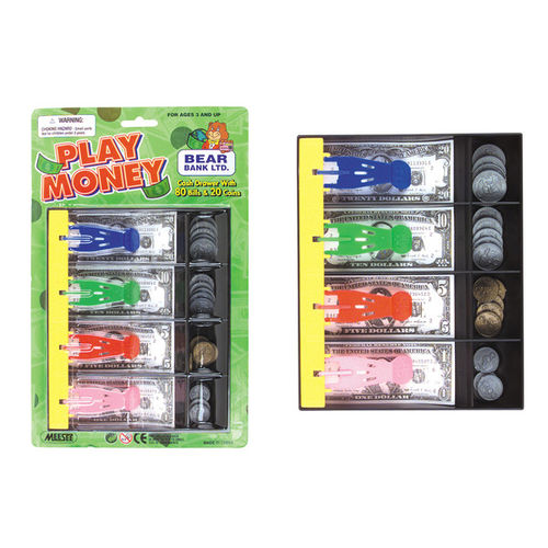 7.5"" PLAY MONEY DRAWER SET Case Pack 12