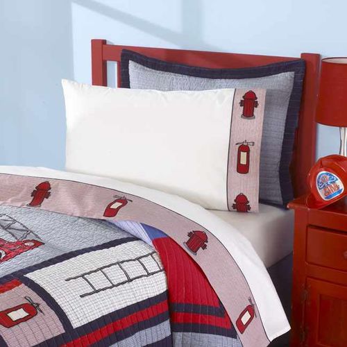 Fireman Twin Sheet Set