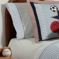 Sports Games Twin Sheet Set