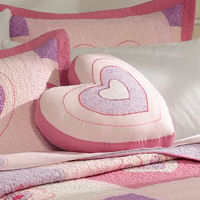 Spring Hearts Pillow