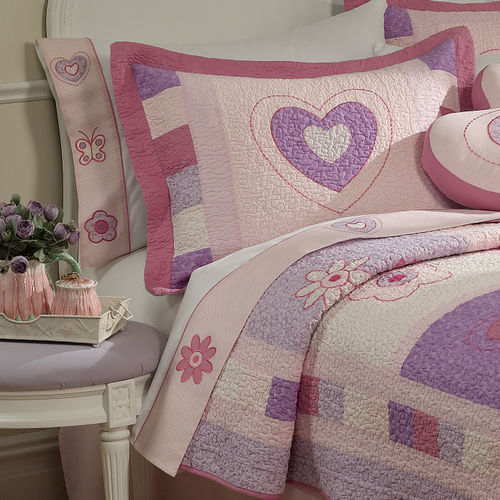 Spring Hearts Queen Sheet Set