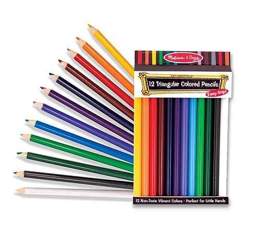 Jumbo Triangular Colored Pencils (set of 12)