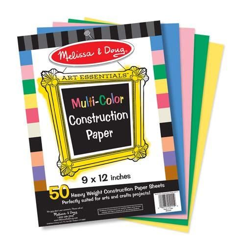 Multi-Color Construction Paper (9""x12"")