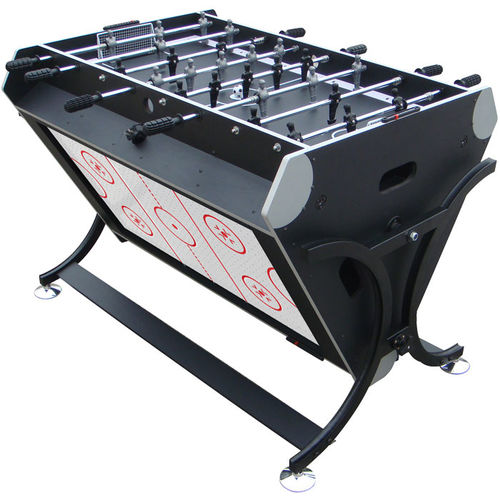 Trademark Games? 7 in 1 Rotating Game Table Black and Silver