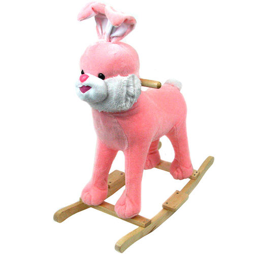 HAPPY TRAILS? Pearl the Plush Bunny Rocking Animal