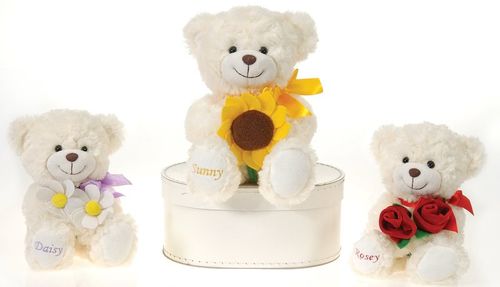 7.5"" Cream Color Sitting Bear Case Pack 24