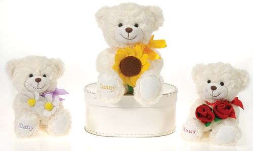 9"" Cream Color Sitting Bear Case Pack 24