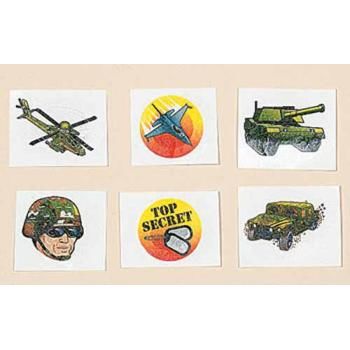 Camouflage Army Tattoos Case Pack 4