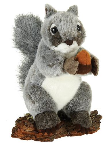 9"" Sitting Grey Squirrel Case Pack 24