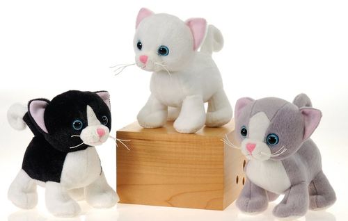 6"" 3 Assorted Cute Kittens Case Pack 48