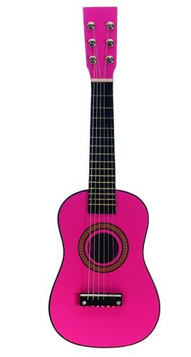 Toy - 23"" Neon Pink Acoustic Guitar Case Pack 20