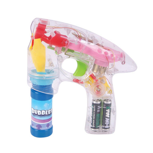 7"" Led Transparent Bubble Gun