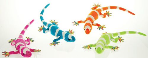 14"" 4 Assorted Glitttered Geckos Case Pack 48