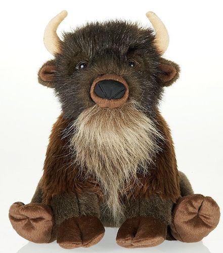 9.5"" Plush Sitting Bison Case Pack 12