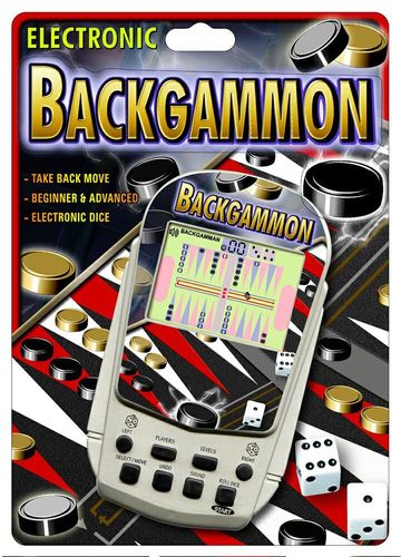 10 PC Backgammon Electronic Handheld Game Wholesale