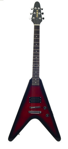 44"" Red Flying V Guitar Case Pack 6