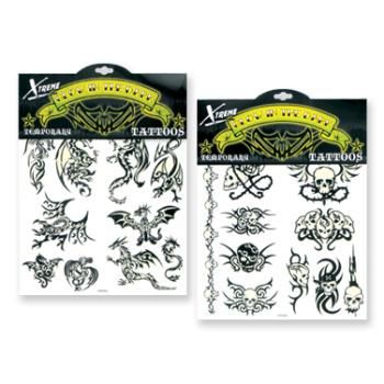 X-treme Glow in the Dark Tattoos Case Pack 108