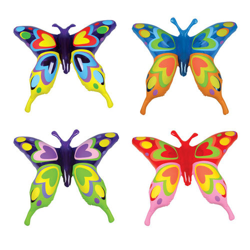 27"" Transparent Butterfly Inflate Case Pack 12