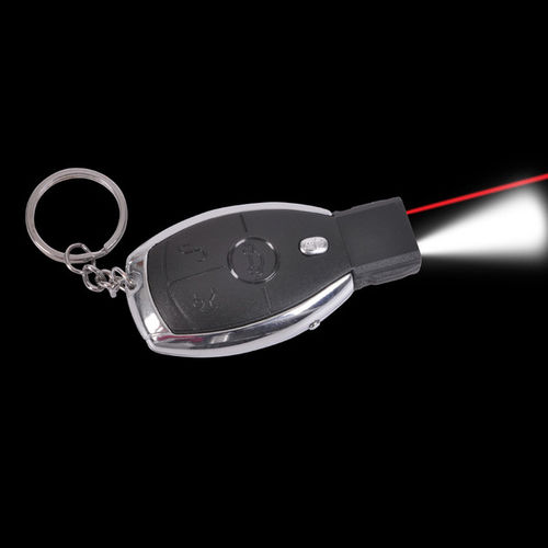 2.8"" Shocking Car Key With Led Laser Case Pack 12