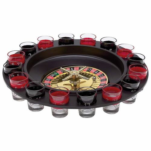 Maxam&trade; 16-Shot Roulette Drinking Game Set