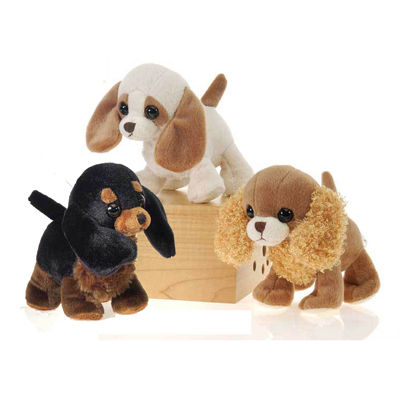 6"" 3 Asst. Cute Puppies Case Pack 48