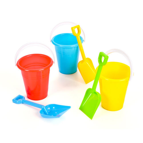 4.25"" Beach Pail And Shovel Set Case Pack 12