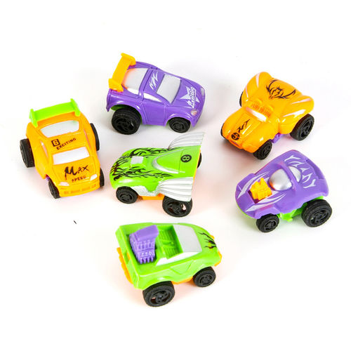 2"" Two Tone Color Pullback Race Cars Case Pack 12