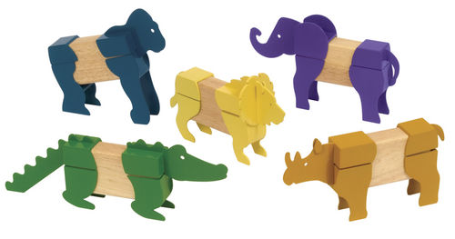 Block Mates Safari Animals Case Pack 12