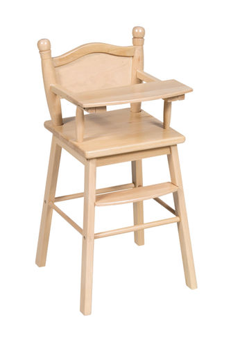 Doll High Chair - Natural Case Pack 2