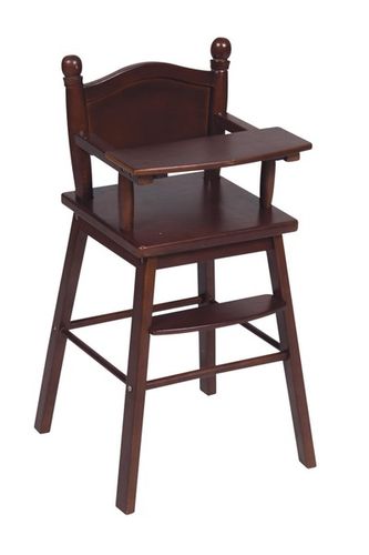 Doll High Chair - Espresso Case Pack 2