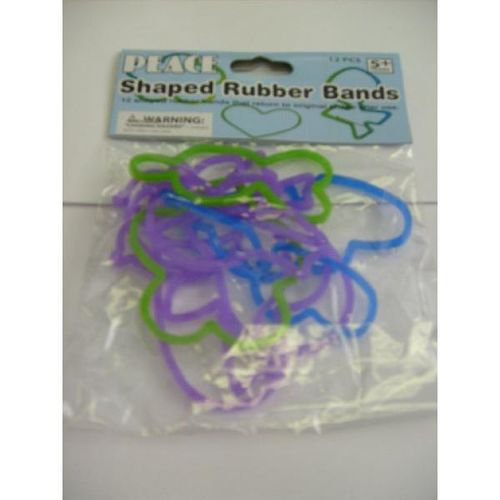 12pk Peace Silicone Bands Case Pack 72