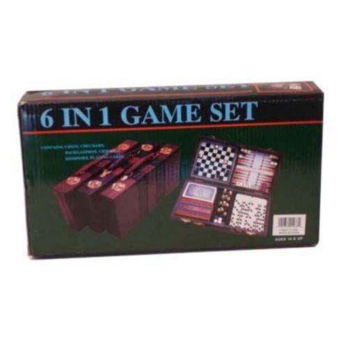 6 In 1 Game Set Case Pack 24
