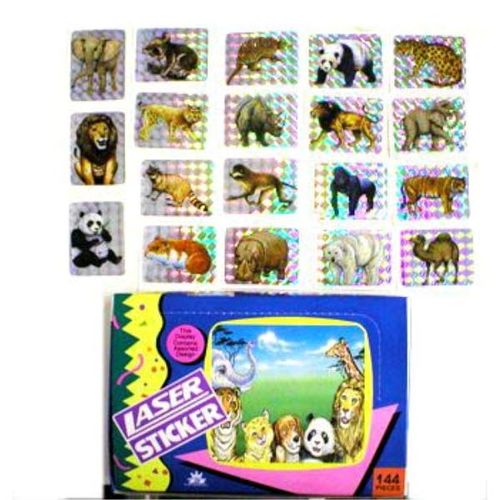 Jungle Animal Laser Sticker Assortment Case Pack 1440