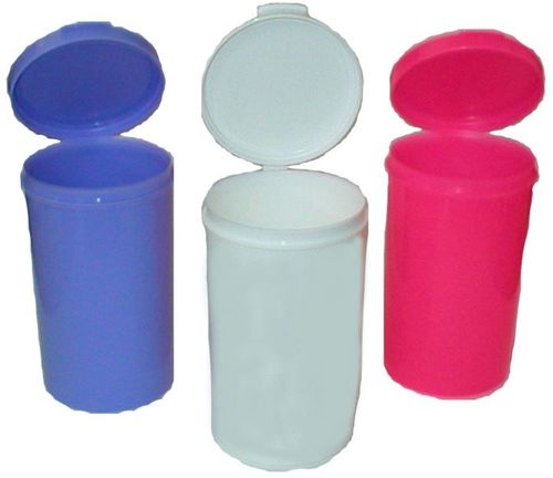 3.5"" Plastic Container with Flip Top Lid Case Pack 72