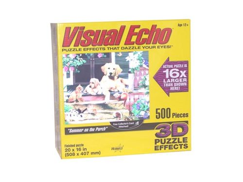 Visual Echo 500 Piece 3D Puzzle Assortment Case Pack 6