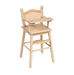 Doll High Chair Natural