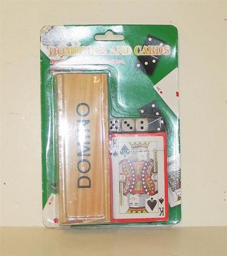 Dominoes Card Dices Set Case Pack 72