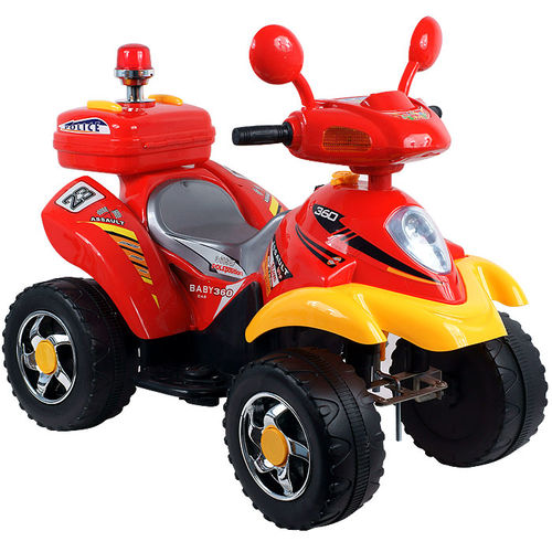 Lil' Rider 360 Battery Operated 4 Wheeler - Red/Yellow