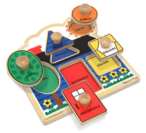 First Shapes Jumbo Knob Puzzle Case Pack 2