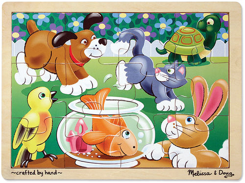 Playful Pets Jigsaw (12 pc) Case Pack 2
