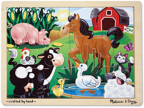 On the Farm Jigsaw Puzzle (12 pc) Case Pack 2