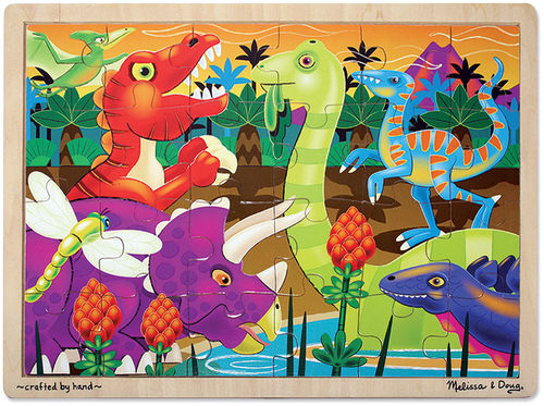 Prehistoric Sunset (Dinosaurs) Jigsaw Puzzle(24 pc) Case Pack 2