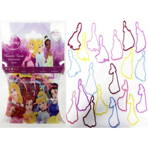 Character Bands Disney Princess Silicone Bracelet Case Pack 24