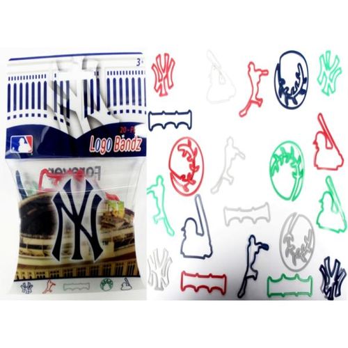 Logo Bands Yankees Sports Team Silicone Bracelet Case Pack 24