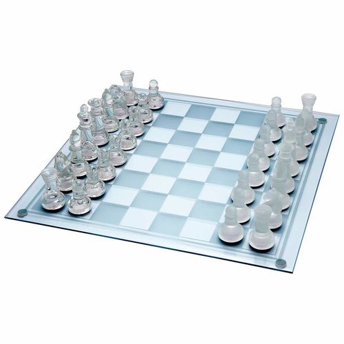 Maxam&trade; 33pc Glass Chess Set