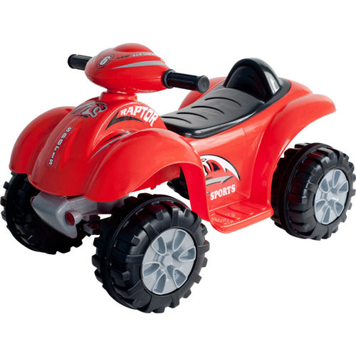 Lil' Rider? Battery Powered Red Raptor 4 Wheeler